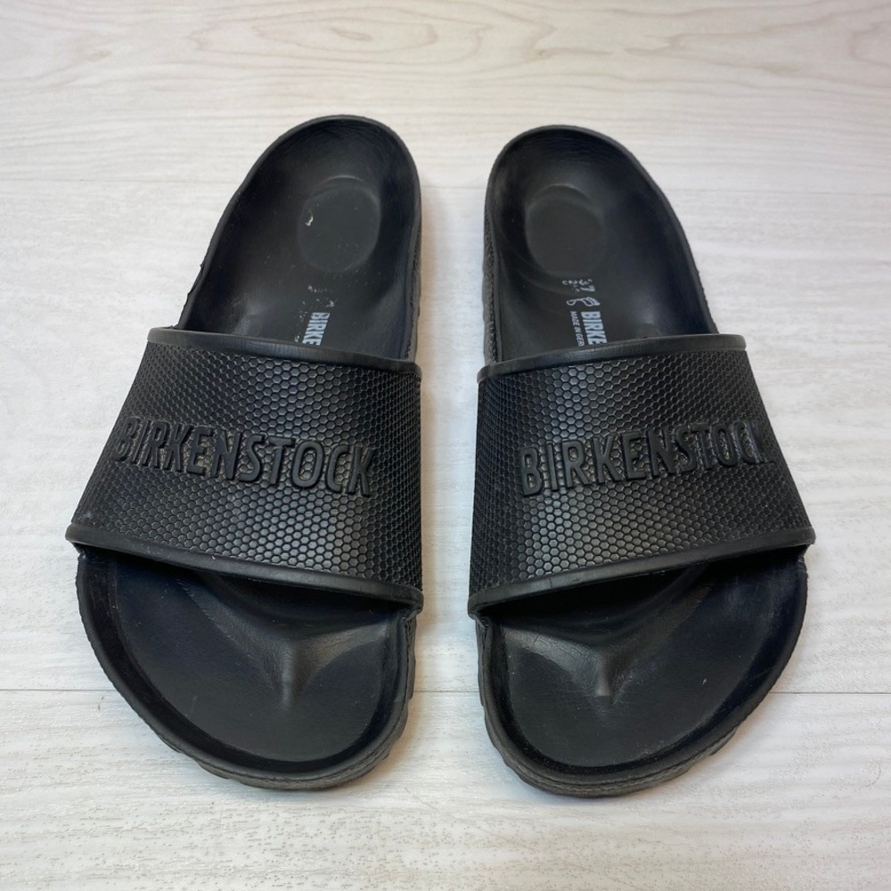 Birkenstock Womens 6 37 Barbados Slide Sandals Black EVA Waterproof Beach Shoes
